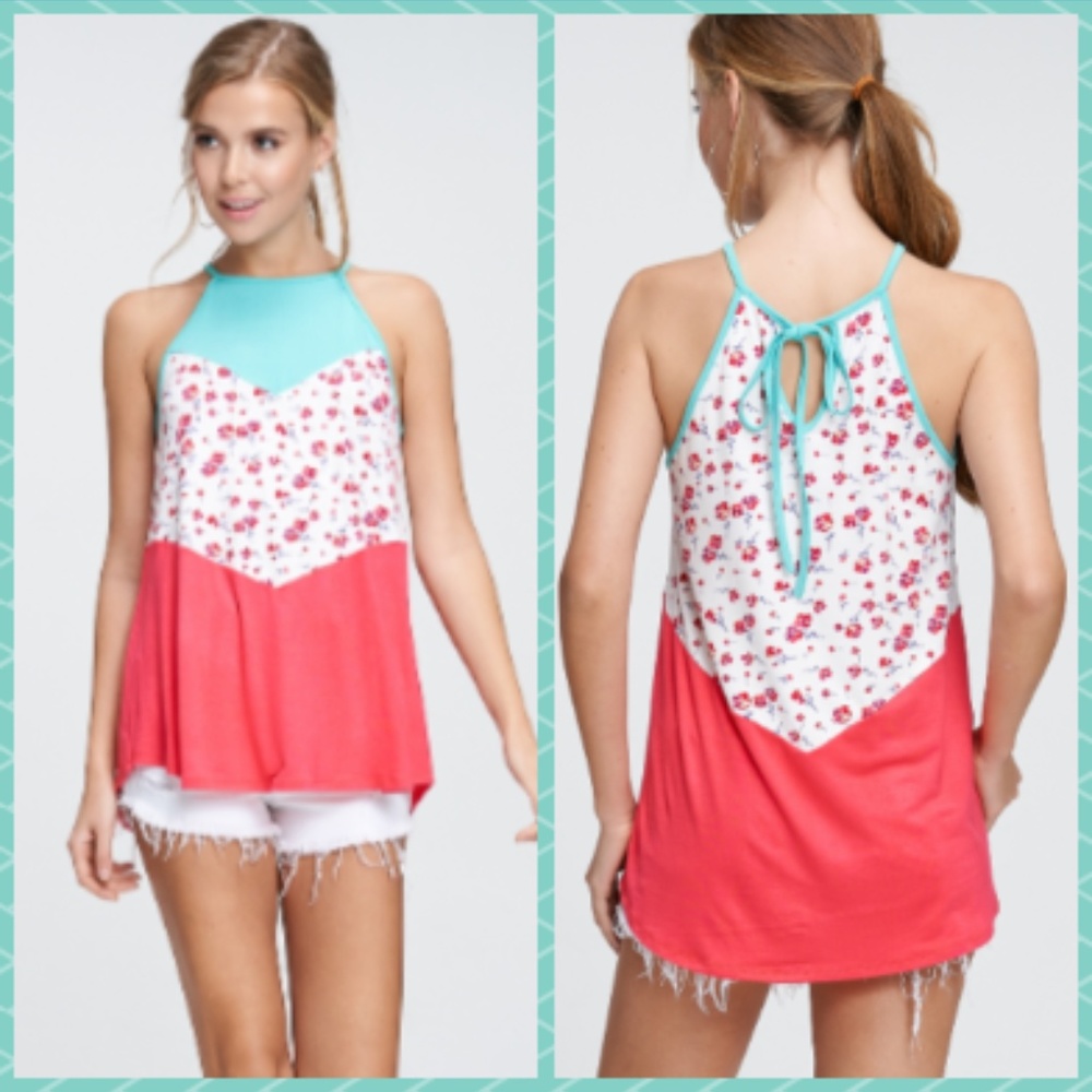 sleeveless color block knit top pack of 4